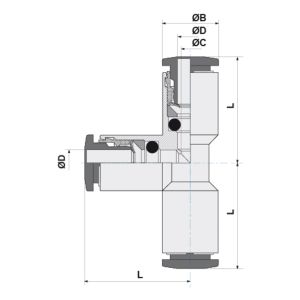 T CONNECTOR D08