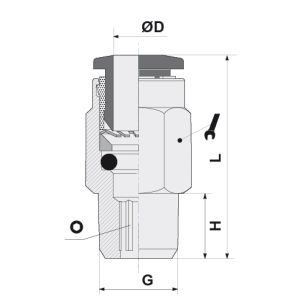 STRAIGHT MALE ADAPTOR (TAPERED) D04-1/4