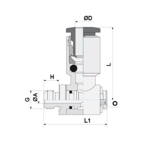 COMPLETE SINGLE BANJO (ROTATING UNDER PRESSURE) D04 1/8