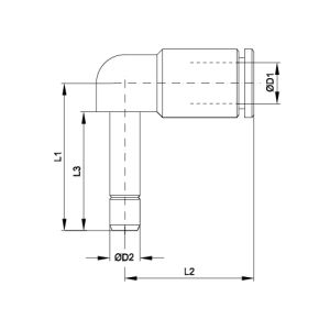 L GIREVOLE LUNGO CILINDRICO D04 1/4