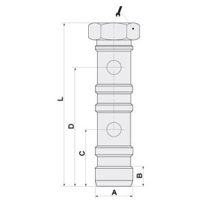 ASTA DOPPIA 1/2 L 68 CON OR