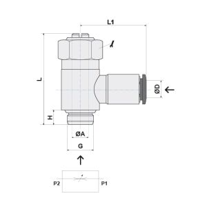BIDIRECTIONAL FLOW REGULATOR 08-3/8