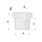 TAPER REDUCER 1/2 1/4