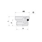 PARALLEL MALE PLUG + OR 1/4 (TECHNOPOLYMER)