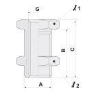 FEMALE BULKHEAD M5 36962790